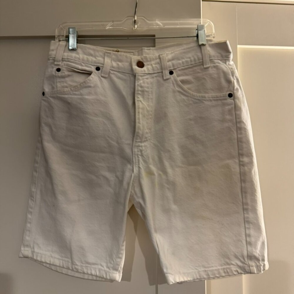 Levi's 505 White Denim Jeans - men's W32